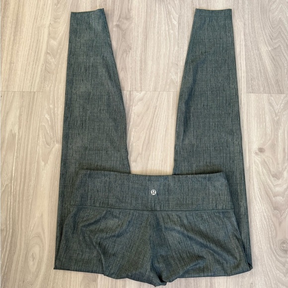 Lululemon Wunder Under Pant Full-On Luxtreme Burlap Deep Shore Earl Grey SZ 10 - Picture 8 of 10